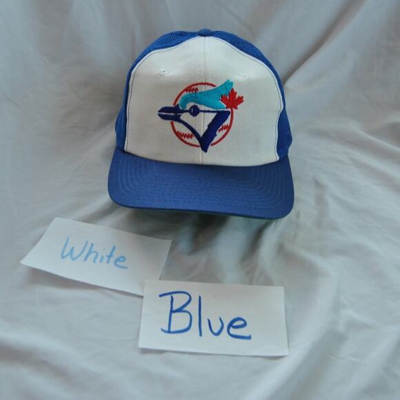 Toronto Blue Jays Vintage 1980's Trucker Mesh Snap Back Trucker Hat - Picture 13 of 13